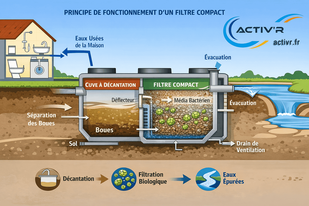 Filtre compact un assainissement individuel simple et efficace préconisé par les SPANC en région PACA