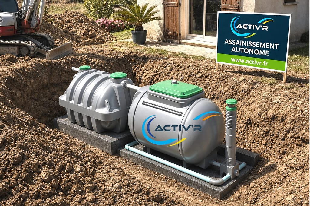 Assainissement autonome – Installation fosse toutes eaux | Activ’R (13, 84, 30, 83)