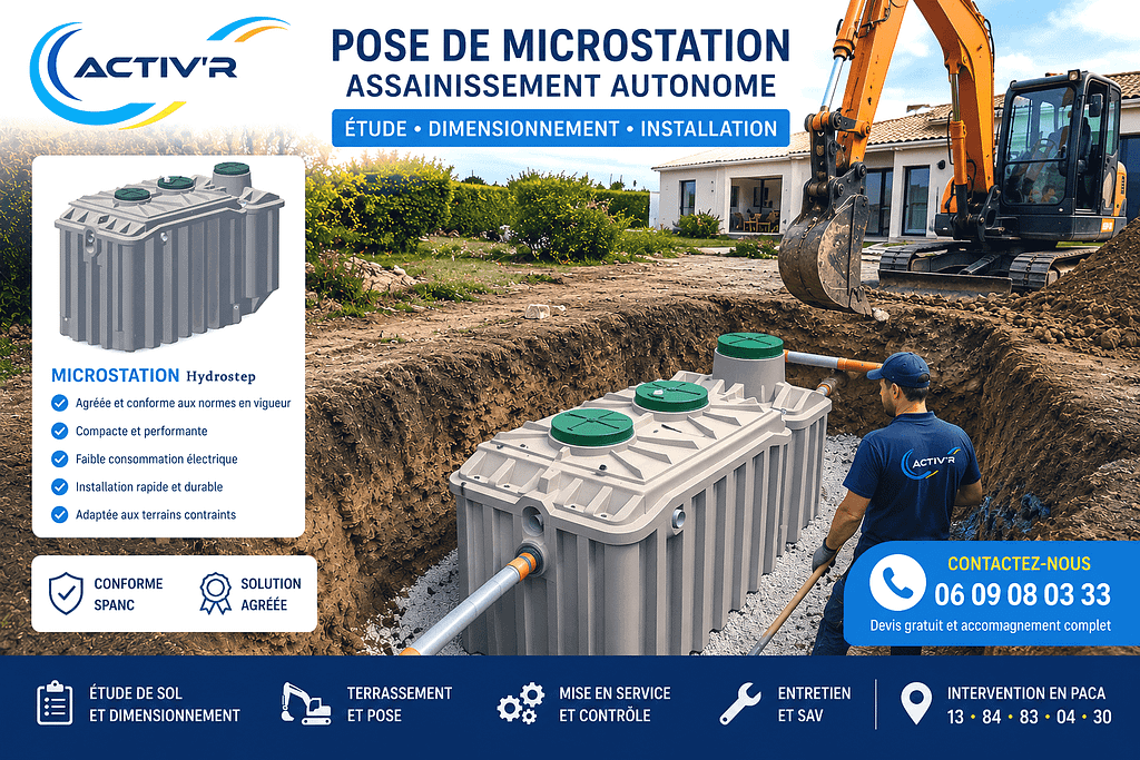 Activ'R installe une microstation à Pertuis 84